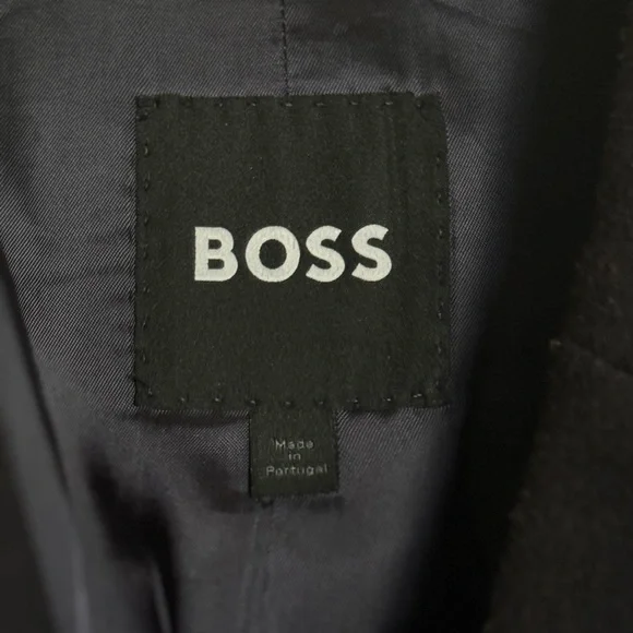 Hugo Boss "Wool-Bend Coat With Full Lining" for Men